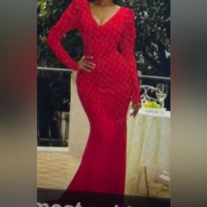 Missord plunging neckline maxi dress